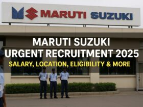 Maruti Suzuki Recruitment